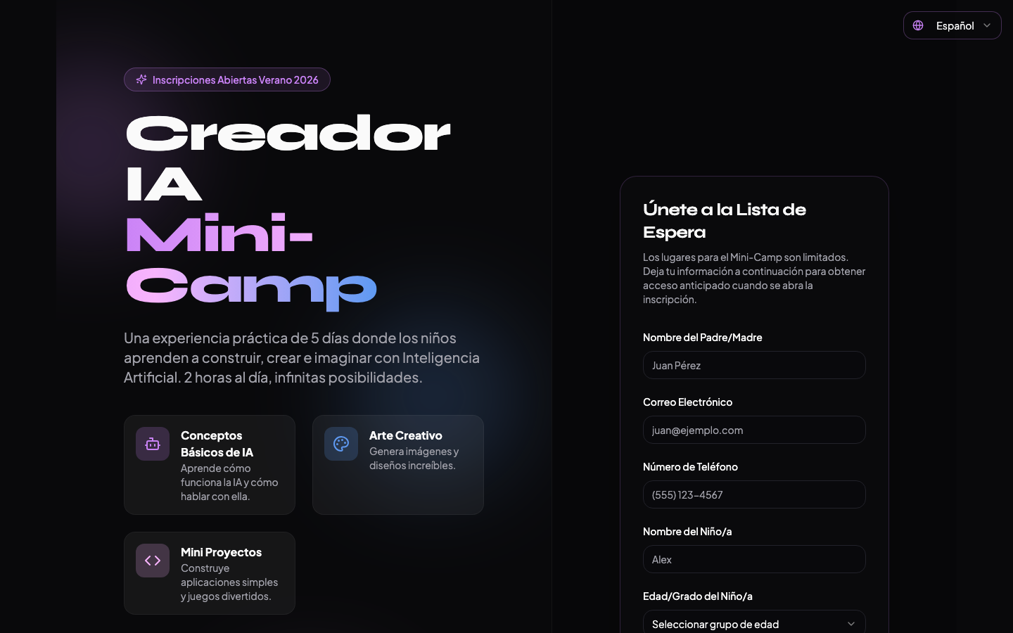 AI Creator Kids Camp