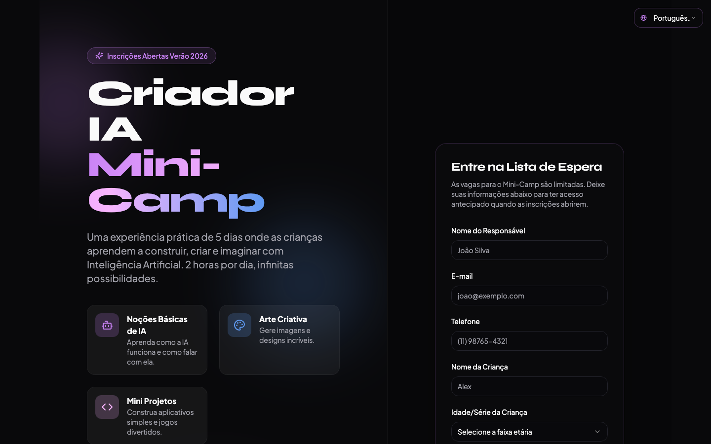 AI Creator Kids Camp